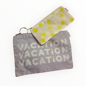 ban.do Lavender and Polka Dot Pouch Duo